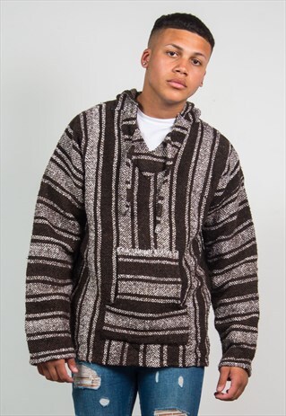 90'S MEXICAN BAJA HOODED JACKET