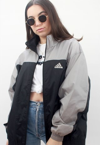 90'S RETRO GREY RAIN MAC