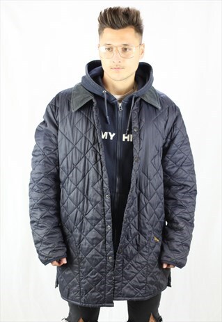 MENS VINTAGE BARBOUR JACKET COAT XL OLD SCHOOL 90'S