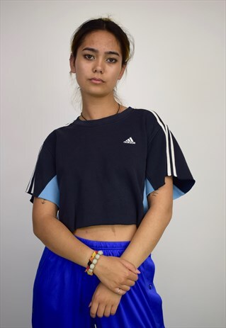 VINTAGE 90'S ADIDAS CROP SWEATSHIRT
