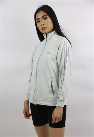 VINTAGE ADIDAS 90'S MINT GREEN SPORT JACKET
