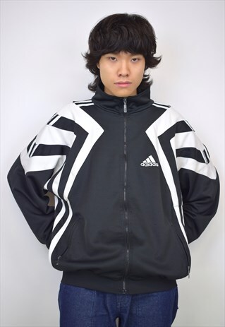 VINTAGE 90S BLACK WHITE JACKET