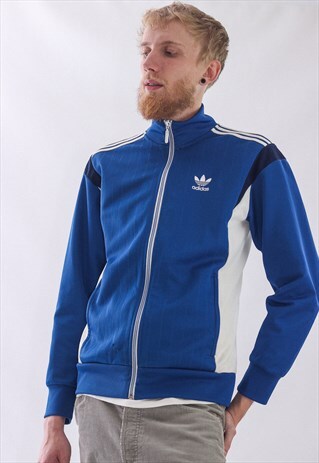 VINTAGE MENS ADIDAS LOGO TRACK TOP SUIT TEAM JACKET
