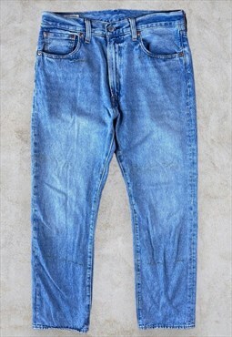 Levi's 551 Z Jeans Light Wash Blue Straight Leg W33 L32