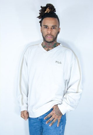 FILA EMBROIDED VINTAGE SWEATSHIRT
