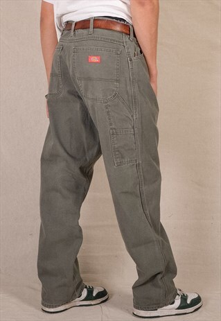 dickies green carpenter pants