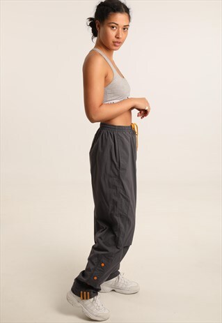 VINTAGE ADIDAS EMBROIDERED TRACK BOTTOMS