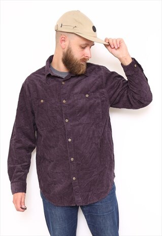 VINTAGE PURPLE CORDUROY SHIRT
