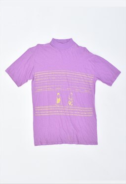 Vintage 90's T-Shirt Top Purple