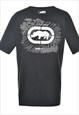 Vintage Black & White Ecko Y2K Printed T-shirt - XL