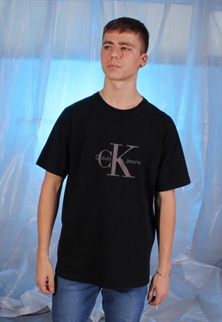 VINTAGE CALVIN KLEIN BLACK TEE