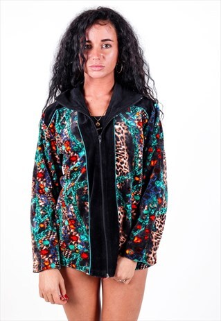 VINTAGE VELOUR TRACK JACKET J3211