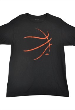 Vintage Champion Basketball T-shirt Black Large