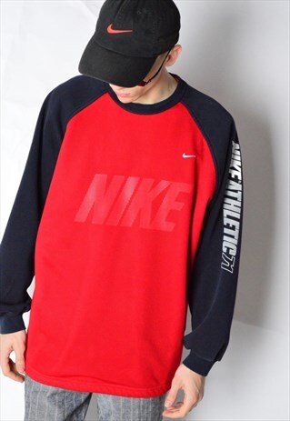 RED NAVY BLUE NIKE SWEATSHIRT