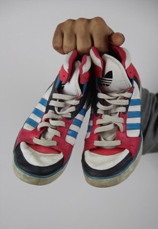VINTAGE ADIDAS FUNKY 90'S HIGH-TOP TRAINERS