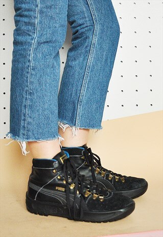 90S CHUNKY HIGH TOP SNEAKERS