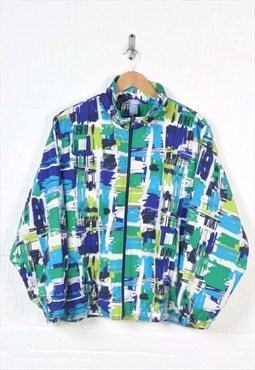 Vintage Festival Jacket 80s Retro Pattern Ladies XXL