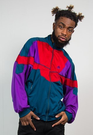 90'S NIKE COLOUR BLOCK TRACKSUIT JACKET TOP