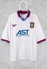 Vintage Aston Villa Football Shirt 1996-98 Away Reebok XL