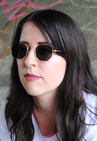 MOONCHILD OCTAGON SHAPE SUNGLASSES
