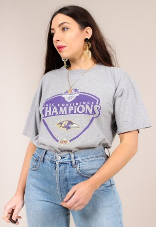 VINTAGE 90S GREY SPORTS T-SHIRT
