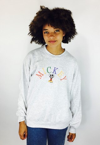 DISNEY 80S EMBROIDERED SWEATSHIRT