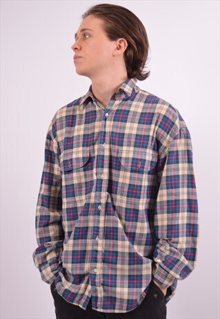 VINTAGE SHIRT CHECK BLUE