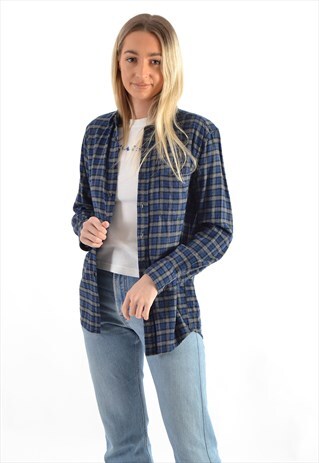 BLUE CHECK SHIRT GRS1402