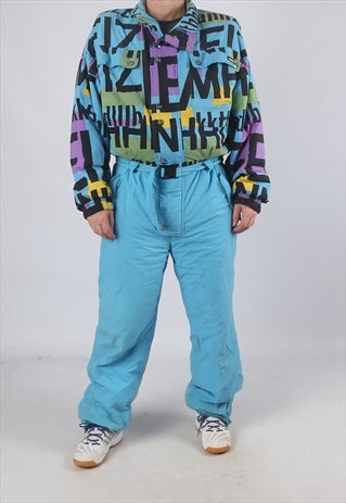 VINTAGE MISTRAL FULL SKI SUIT SNOW SPORTS L 42- 44" (92I)