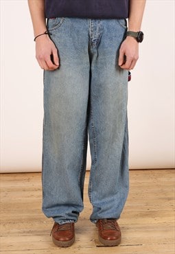 Vintage US Polo Assn Baggy Jeans Men's Mid Blue