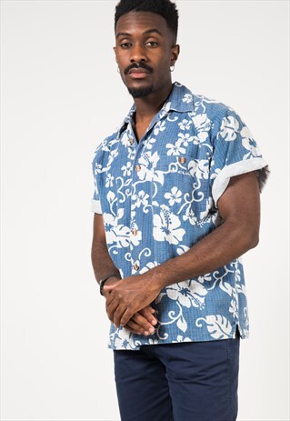 VINTAGE 80S HAWAIIAN SHIRT / S1961