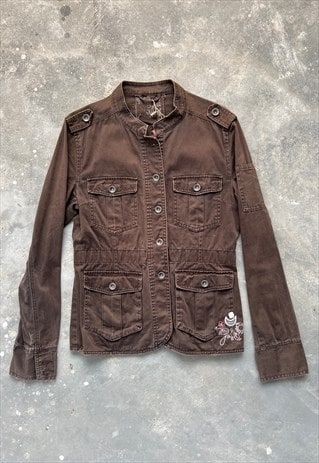 VINTAGE 00S GRUNGE CARGO JACKET 