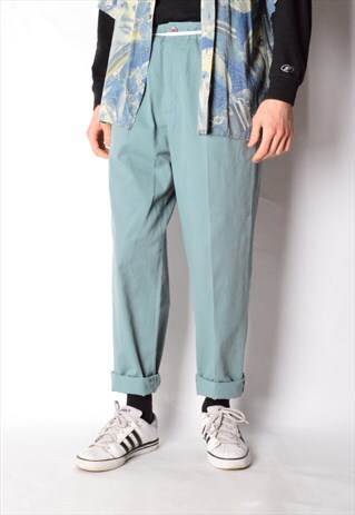 VINTAGE 90S MINT GREEN PANTS