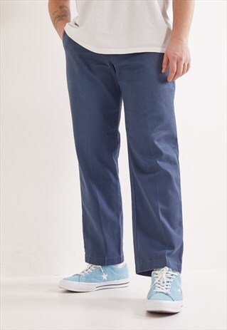 VINTAGE DICKIES STRAIGHT LEG TROUSERS NAVY