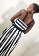 VINTAGE 90S MAXI DRESS STRIPPED GFF