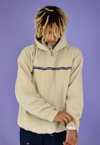 G&G UNISEX SAND WRITING RIBBON HOOD