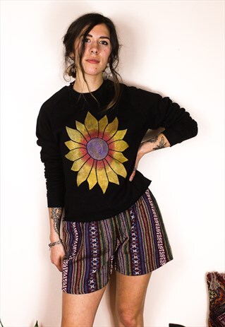 FAIRTRADE RAINBOW WOVEN SHORTS