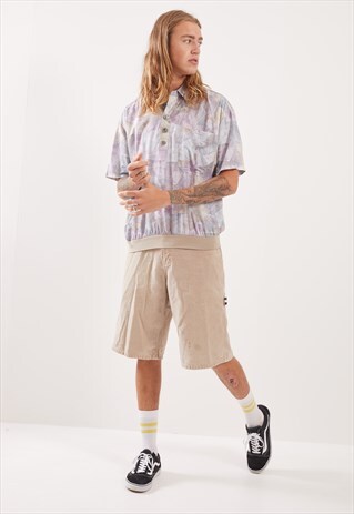 VINTAGE PATTERNED FESTIVAL SHORT SLEEVE SHIRT