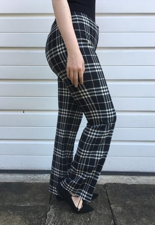 burberry plaid pants womens
