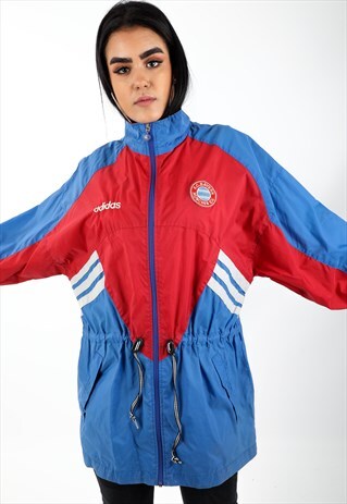 VINTAGE ADIDAS BAYERN MUNICH WINDBREAKER JACKET NJ151