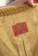 VINTAGE 80'S RARE MUSTARD WOOL KENZO JUNGLE JACKET