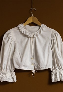 Austrian Bavarian Octoberfest Tyrol Cotton Lace Top 5503