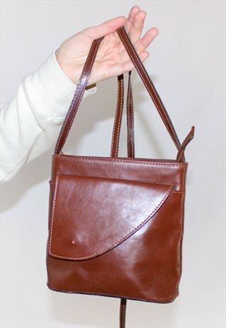 VINTAGE 90'S LEATHER MINI SHOULDER BAG