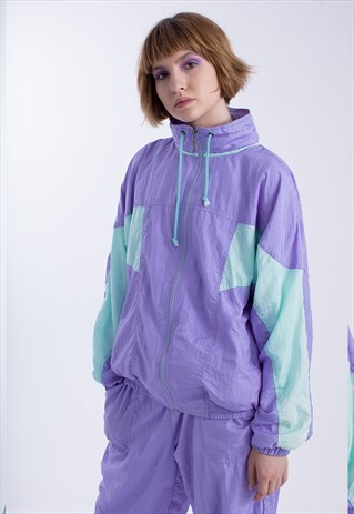 LAVENDER NYLON SPORT JACKET