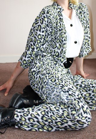 VINTAGE LEOPARD JUMPSUIT