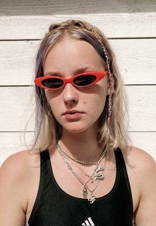 VINTAGE OVEL RAVE SUNGLASSES / UNISEX