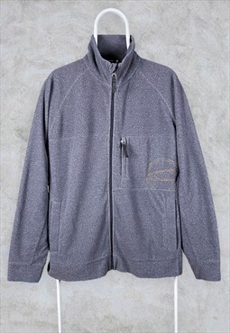Vintage Grey O'Neill Fleece Jacket Embroidered Large
