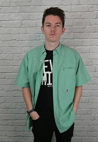 TOMMY HILFIGER SHORT SLEEVE SHIRT CHECKED