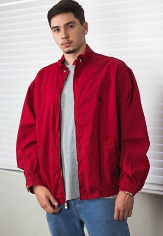 VINTAGE NAUTICA HARRINGTON JACKET LOGO 90S XL 29.3