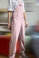 VINTAGE REVIVAL M.C OVERALLS DUNGAREES PINK